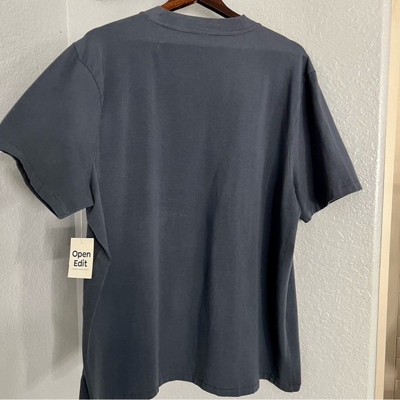 Open Edit Grey Blue crewneck short sleeve - Picture 3 of 12